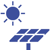 icoon zonne-energie